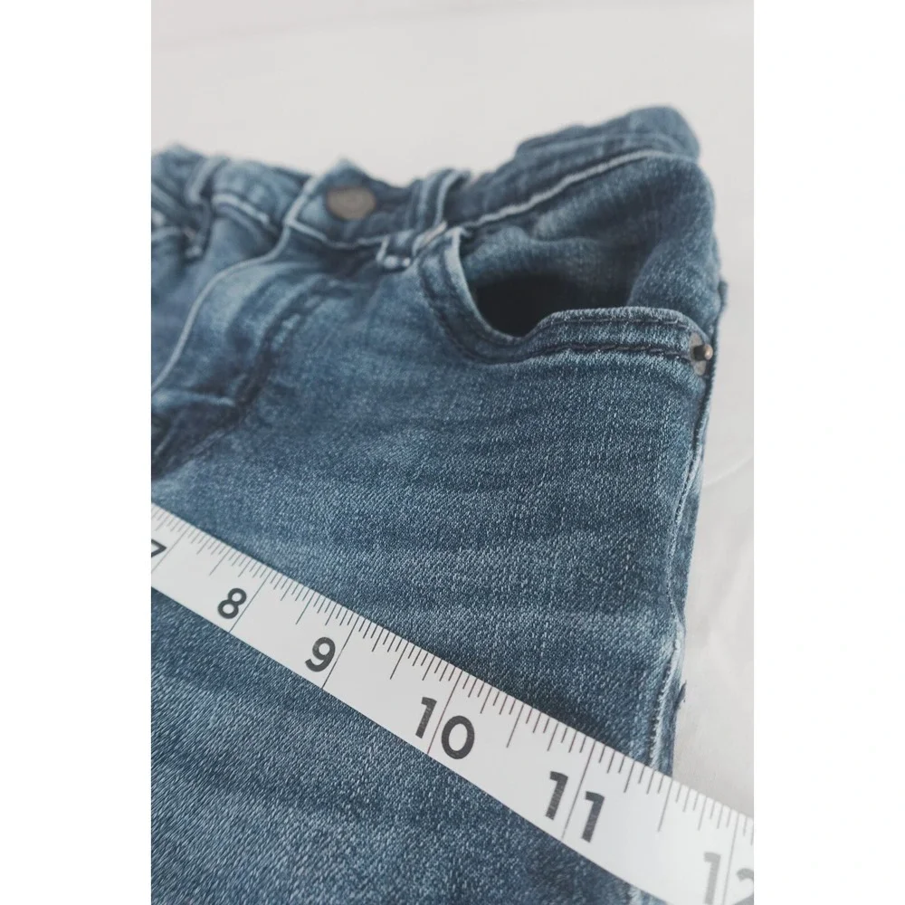Cat & Jack Girls 5 Distressed super stretch skinny‎ jeans adjustable waist